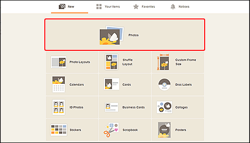 pav.: „Easy-PhotoPrint Editor“ ekranas